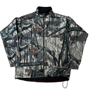 Gamehide Men’s Medium Hunting Jacket Camo Full Zip Mossy Oak Tree Stand Tan